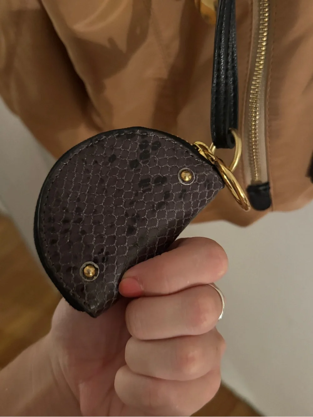 See By Chloe Nylon Drawstring Shoulder Bag with Black Rope details